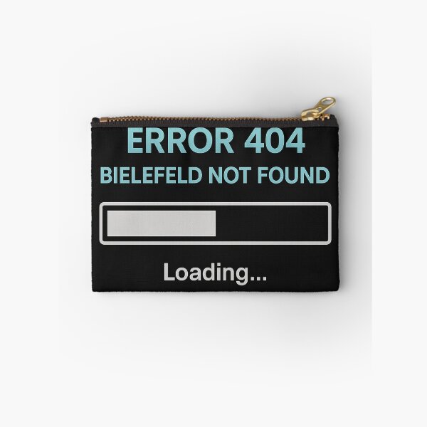 Item preview, Error 404 – Bielefeld Not Found | IT meme design with loading bar designed and sold by Domci.