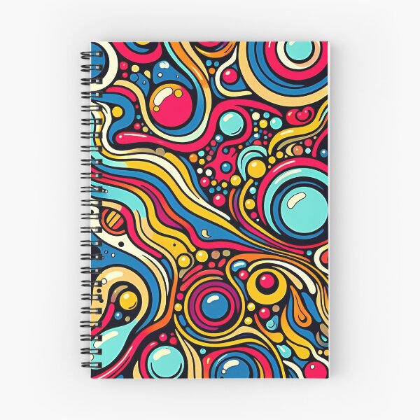 Item preview, Psychedelic abstract colorful graphic designed and sold by KaitoArtDesigns.