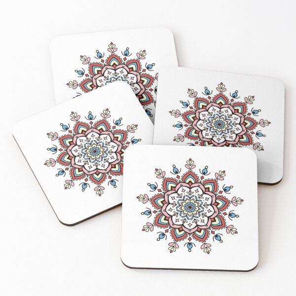 Item preview, Mandala de flores de primavera designed and sold by BaiYok.