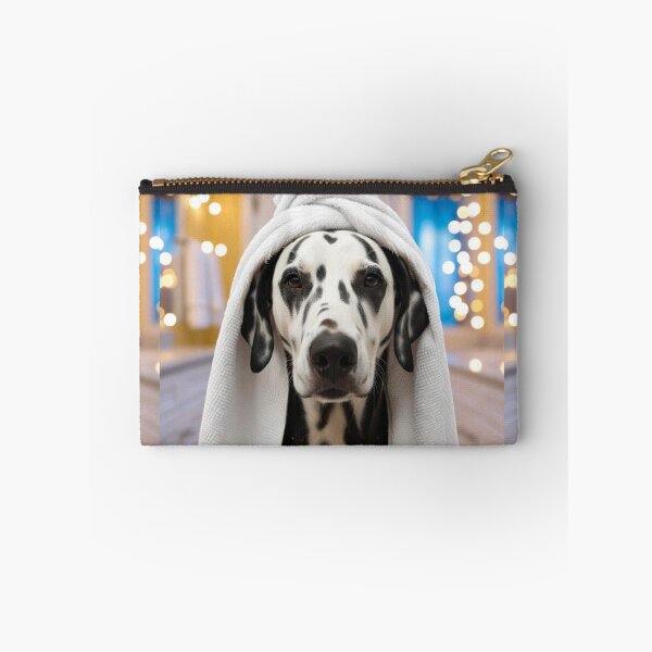 Item preview, Dalmatian Dog with Towel on Head After Shower – Relaxed & Cute Pet Design 2 designed and sold by lugillustration.