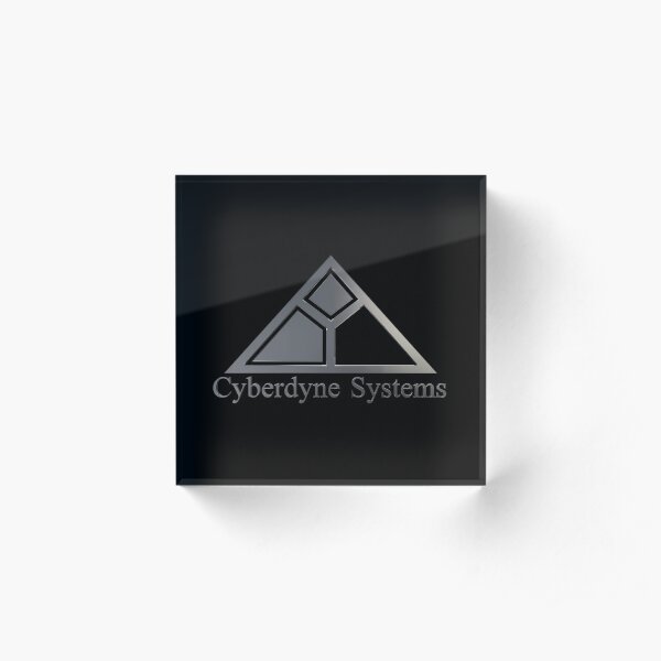 Cyberdyne Systems Chrome Acrylic Block