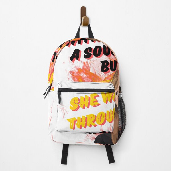 Item preview, She Walked Through Fire – Silent Strength Quote Design designed and sold by TeeTantra.