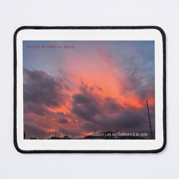 Item preview, Sunset over Ajaccio designed and sold by VoyagesOceane.