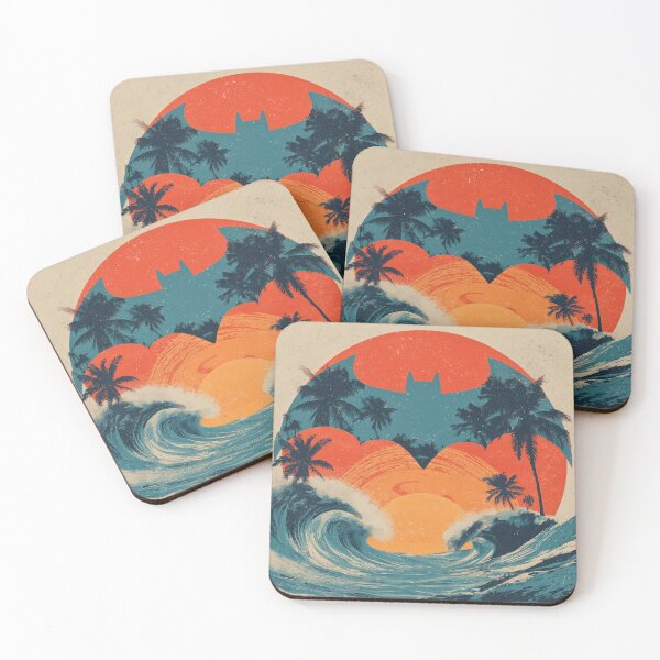 Item preview, Masked Vigilante – Tropical Sunset Shadow Art designed and sold by LoomisDreams.