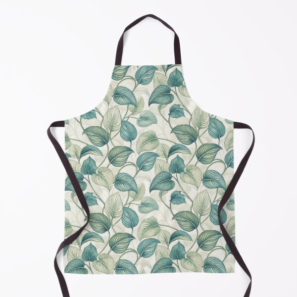 Item preview, Elegant Seamless Botanical Pattern with Teal and Green Leaves. designed and sold by RGShirtWorks.
