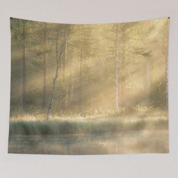 Item preview, Foggy morning in the forest designed and sold by Juhku.