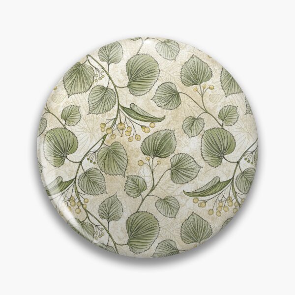 Item preview, Vintage Botanical Seamless Pattern with Linden Tree Leaves and Berries. designed and sold by RGShirtWorks.