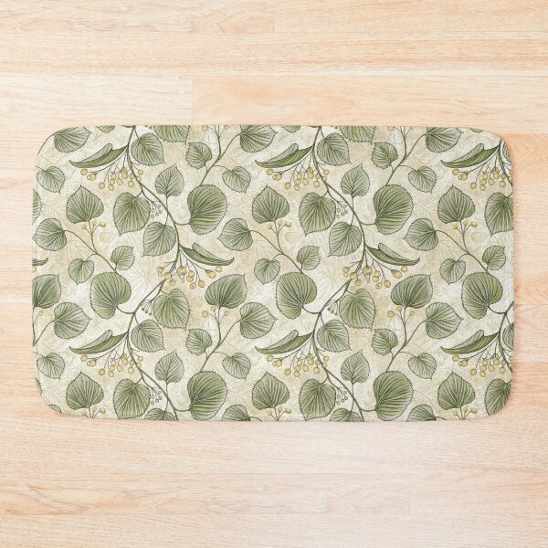 Item preview, Vintage Botanical Seamless Pattern with Linden Tree Leaves and Berries. designed and sold by RGShirtWorks.