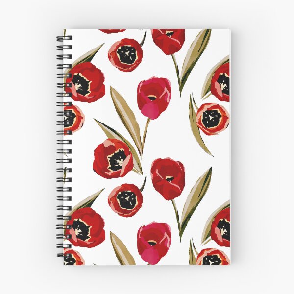 Artikelvorschau, Rote Tulpen entworfen und verkauft von CaelaBeeDesigns.