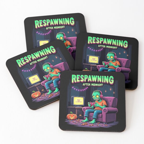 Item preview, Respawning After Midnight Halloween Gamer designed and sold by JJBCs.