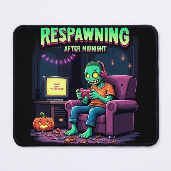 Item preview, Respawning After Midnight Halloween Gamer designed and sold by JJBCs.