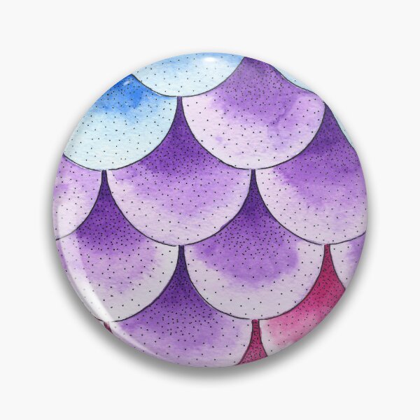 Item preview, Watercolor Fishscales designed and sold by Farissa Designs.