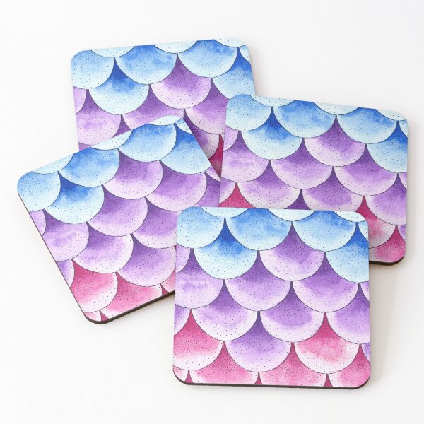 Item preview, Watercolor Fishscales designed and sold by Farissa Designs.