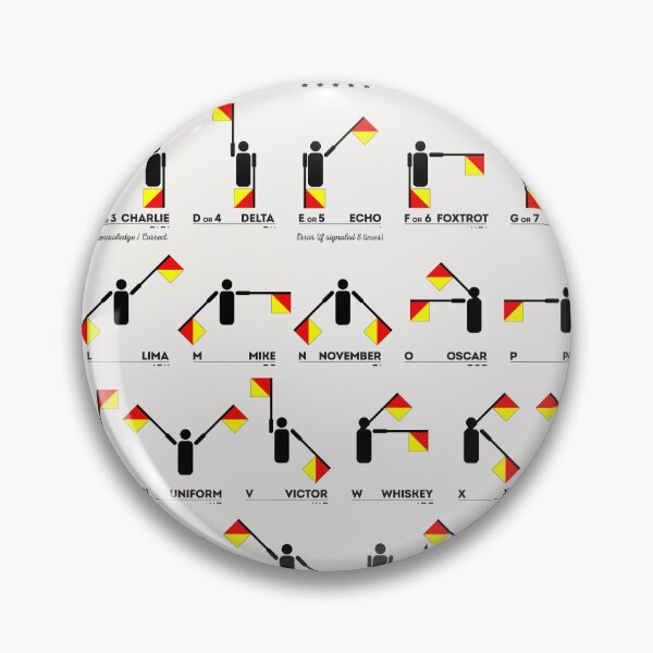 Item preview, Semaphore Flag Signals designed and sold by Craphe.
