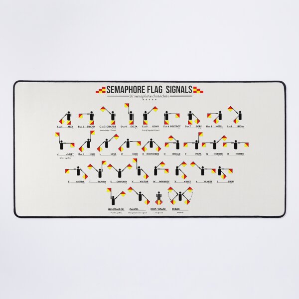 Item preview, Semaphore Flag Signals designed and sold by Craphe.