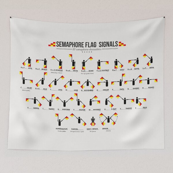 Item preview, Semaphore Flag Signals designed and sold by Craphe.