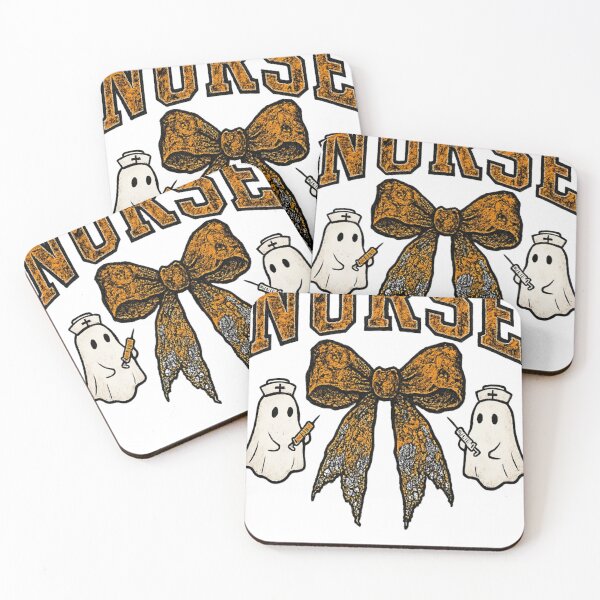 Item preview, Halloween Nurse Scary Coquette Bow designed and sold by KitonicTees.