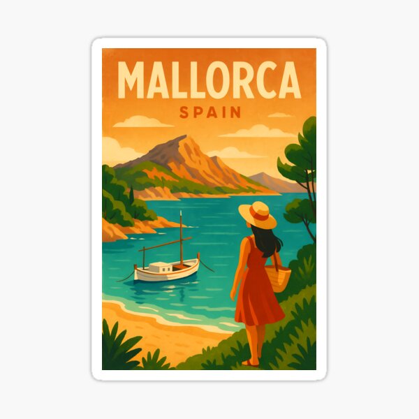 Item preview, Retro City Travel Posters – Mallorca designed and sold by lugillustration.