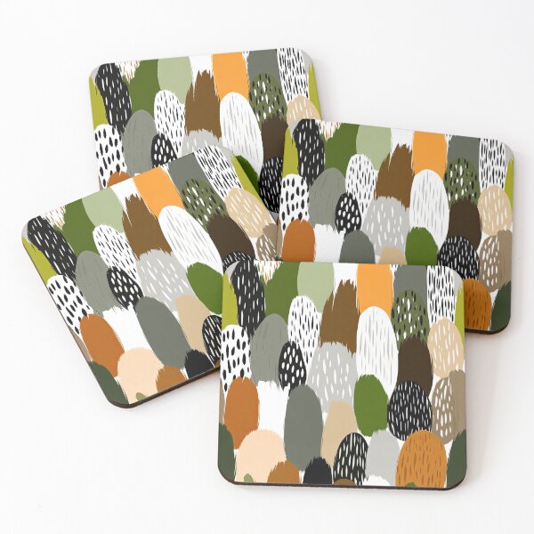 Item preview, Organic Movement in Soft Browns and Greens designed and sold by Piotrek0001.