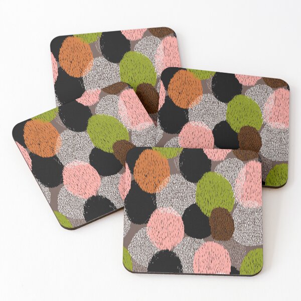 Item preview, Faded Earth Palette with Gentle Flow Shapes designed and sold by Piotrek0001.