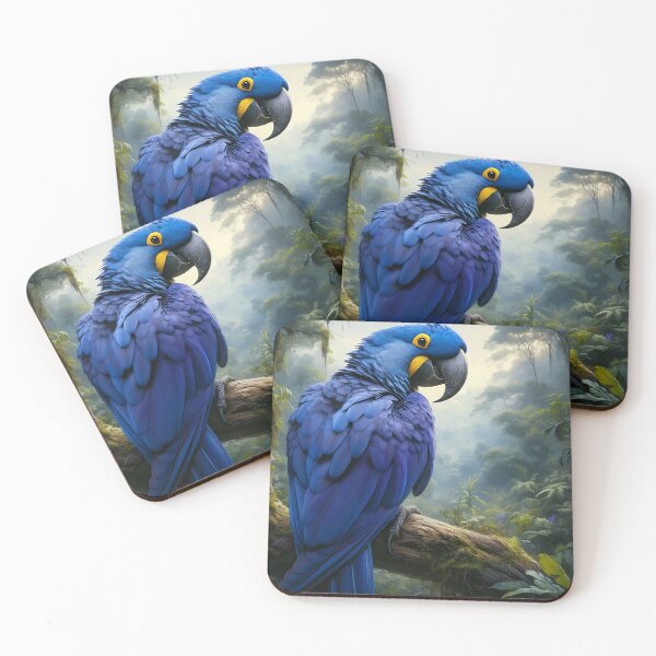 Item preview, Hyacinth Macaw Art #11 | Blue Macaw Lovers designed and sold by ksgraphics222.