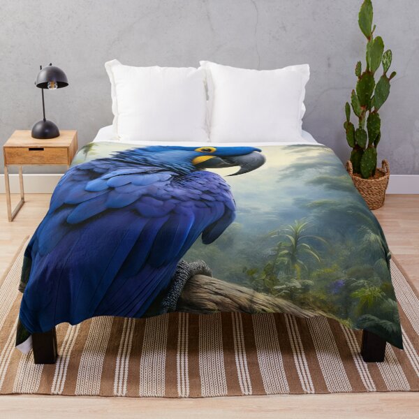 Item preview, Hyacinth Macaw Art #11 | Blue Macaw Lovers designed and sold by ksgraphics222.