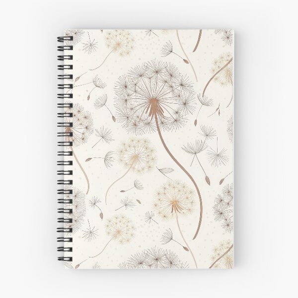 Item preview, Seamless Dandelion Seed Heads and Flying Seeds Pattern. designed and sold by ML-Media.