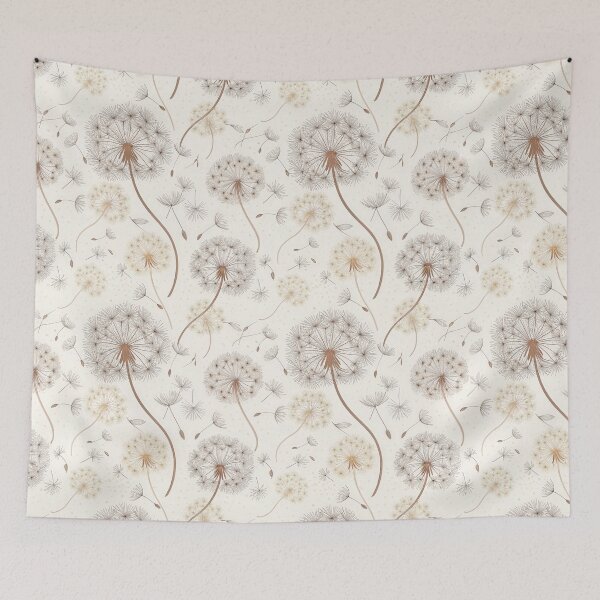 Item preview, Seamless Dandelion Seed Heads and Flying Seeds Pattern. designed and sold by RGShirtWorks.