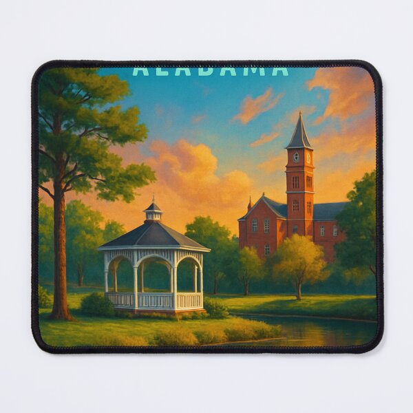 Item preview, Andalusia Alabama Sunset Park Scene designed and sold by Aryabek.