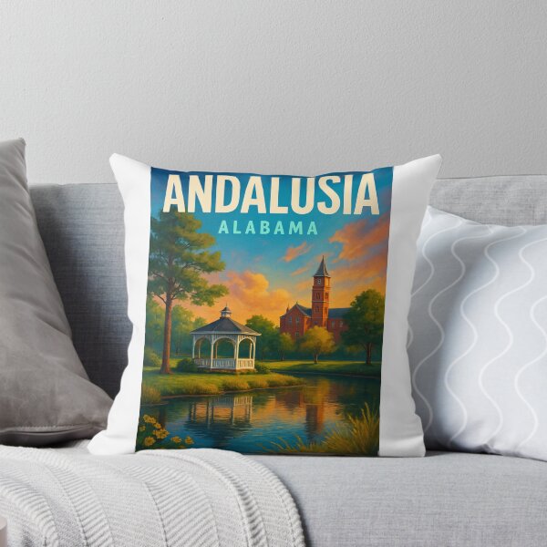 Item preview, Andalusia Alabama Sunset Park Scene designed and sold by Aryabek.