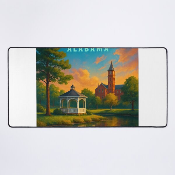 Item preview, Andalusia Alabama Sunset Park Scene designed and sold by Aryabek.