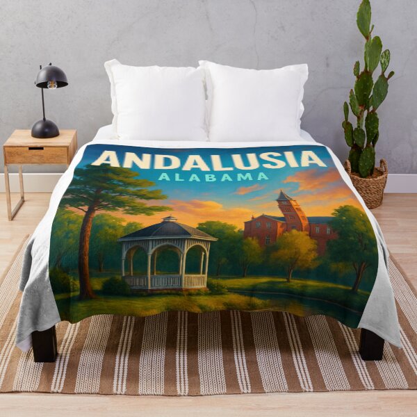 Item preview, Andalusia Alabama Sunset Park Scene designed and sold by Aryabek.