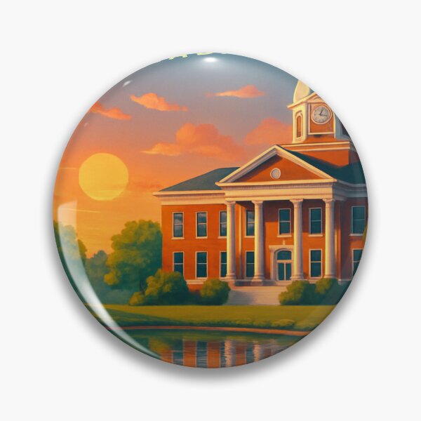 Item preview, Andalusia Alabama Courthouse and Sunflowers designed and sold by Aryabek.