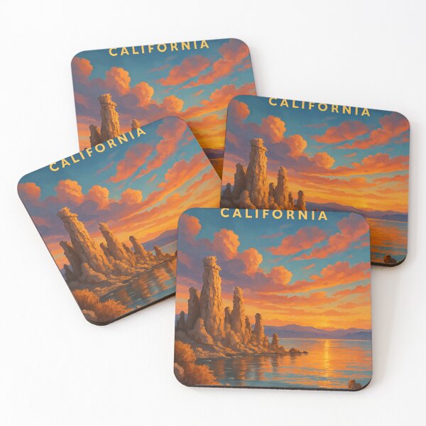 Item preview, Mono Lake California Tufa Towers at Sunset designed and sold by Aryabek.