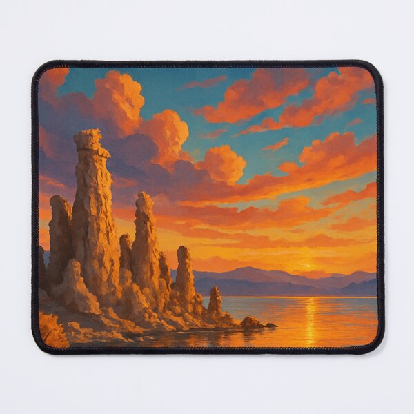Item preview, Mono Lake California Tufa Towers at Sunset designed and sold by Aryabek.
