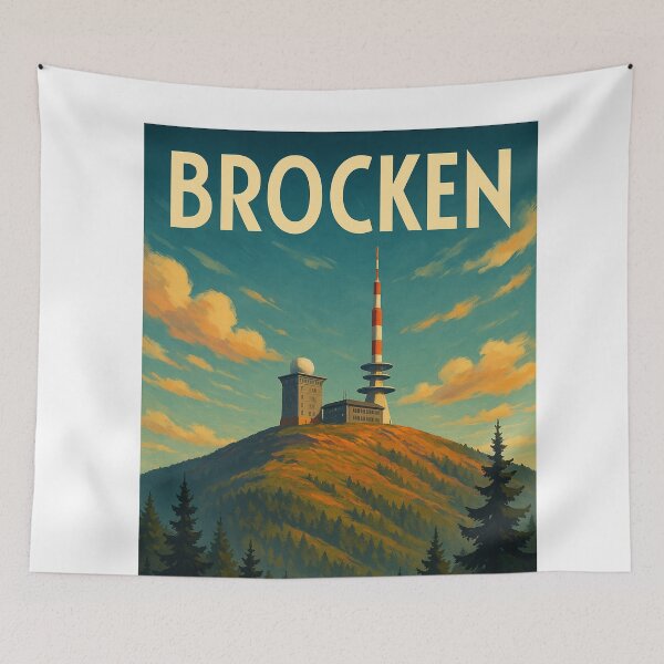 Item preview, Brocken Summit Tower Harz Region designed and sold by Aryabek.