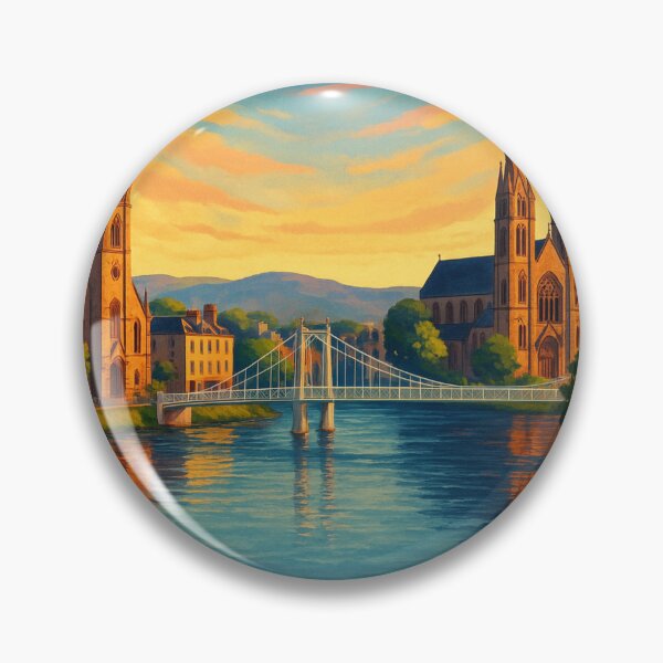 Item preview, Inverness Scotland River Ness Sunset designed and sold by Aryabek.
