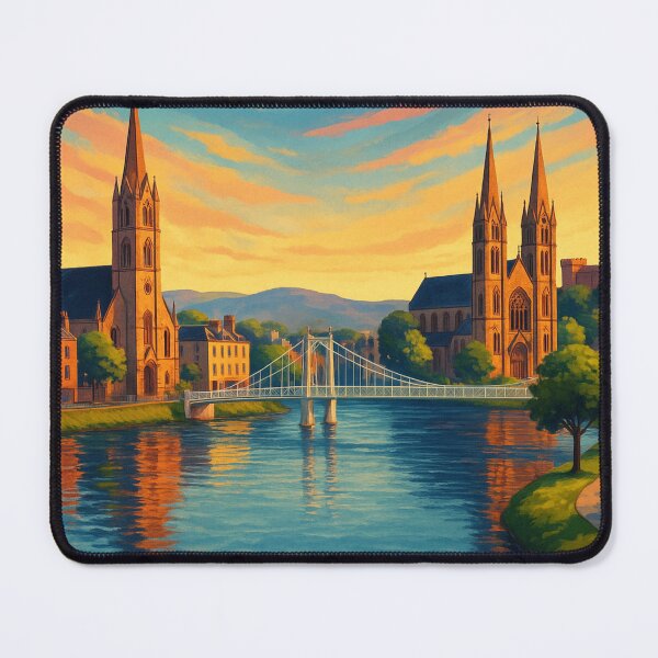 Item preview, Inverness Scotland River Ness Sunset designed and sold by Aryabek.