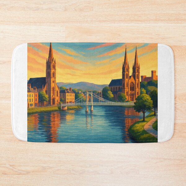 Item preview, Inverness Scotland River Ness Sunset designed and sold by Aryabek.