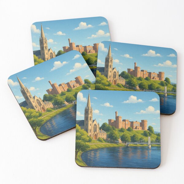 Item preview, Inverness Scotland Castle View by the Ness designed and sold by Aryabek.