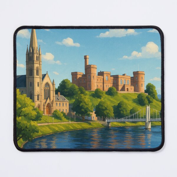 Item preview, Inverness Scotland Castle View by the Ness designed and sold by Aryabek.