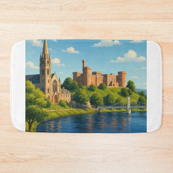 Item preview, Inverness Scotland Castle View by the Ness designed and sold by Aryabek.