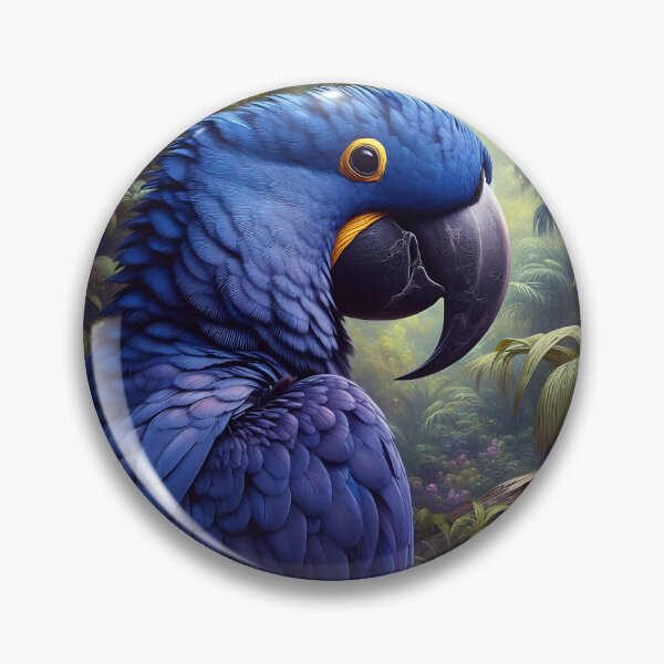 Item preview, Hyacinth Macaw Art #12 | Blue Macaw Lovers designed and sold by ksgraphics222.