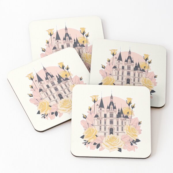 Item preview, Minimalist French Castle - Modern Chateaucore Aesthetic Wall Art designed and sold by Sugar Wisdom .