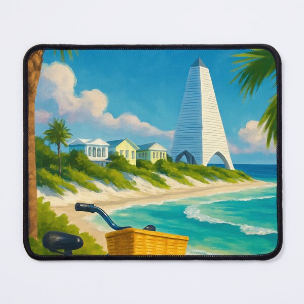 Item preview, Seaside Florida Coastal Boardwalk View designed and sold by Aryabek.