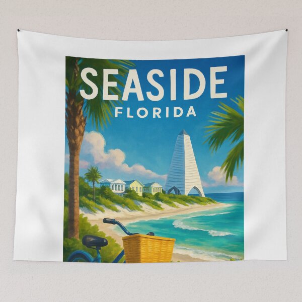 Item preview, Seaside Florida Coastal Boardwalk View designed and sold by Aryabek.