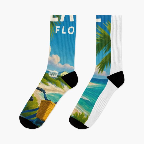 Item preview, Seaside Florida Coastal Boardwalk View designed and sold by Aryabek.