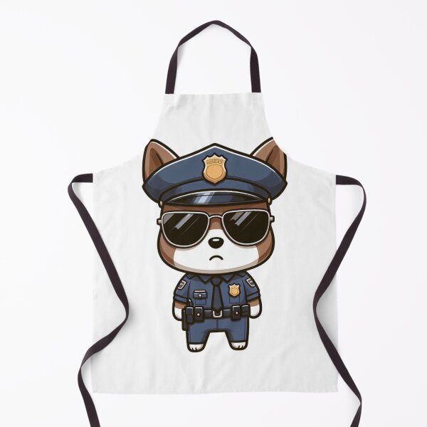 Item preview, Cool Cartoon Police Dog Wearing Shades and Badge designed and sold by Confuzz1ed.