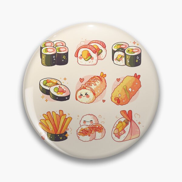 Item preview, Kawaii Korean Street Food Delight – Cute Snack Print designed and sold by Windy-market.