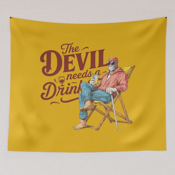 Item preview, Blind Vigilante – The Devil Needs a Drink designed and sold by LoomisDreams.